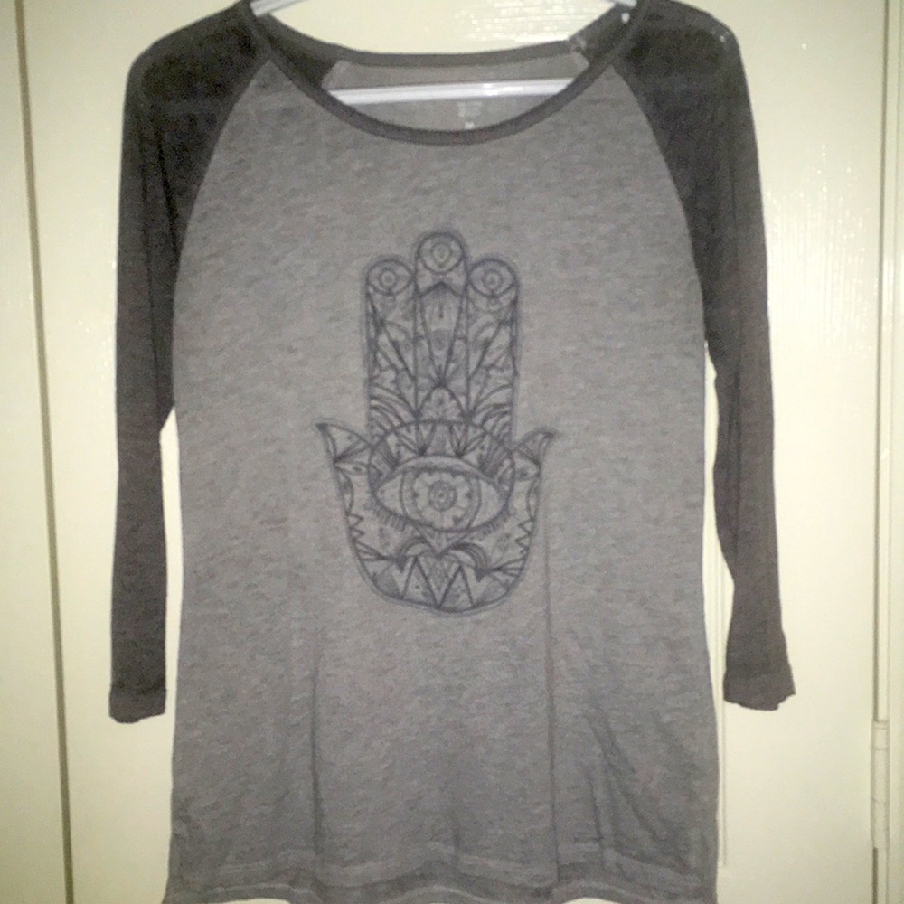 Gray shirt